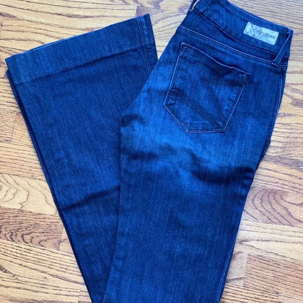 Dylan George Cinnamon Trouser/Wide Leg Jeans 27